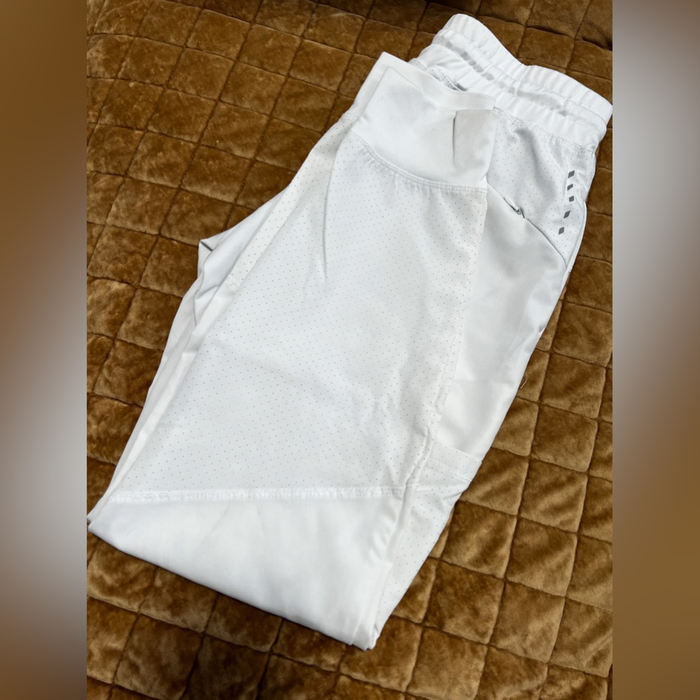 White scrub set